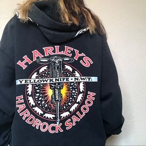 harley’s hardrock saloon zip up